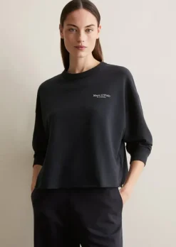 Sweatshirt regular aus Organic-Cotton-Viskose-Mix