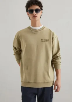 Sweatshirt relaxed aus reiner Bio-Baumwolle