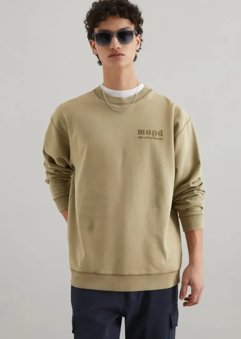 Sweatshirt relaxed aus reiner Bio-Baumwolle