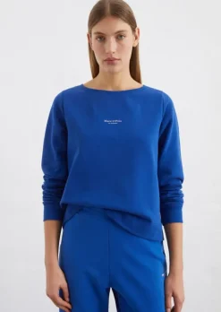 Sweatshirt relaxed mit gepeachter Oberfläche