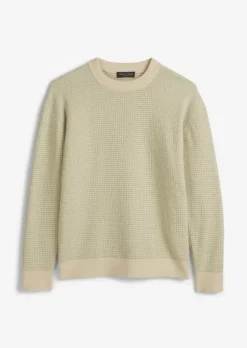 TEENS-BOYS Pullover mit Waffelstruktur