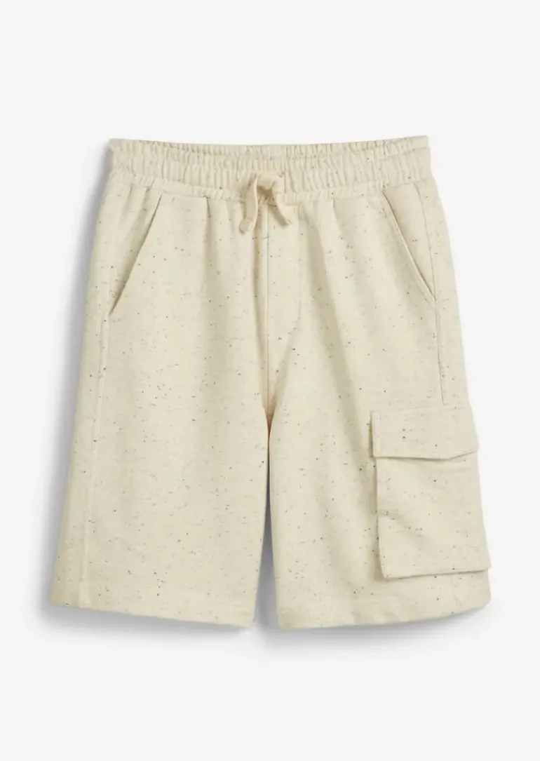 TEENS-BOYS Sweatbermuda aus reiner Bio-Baumwolle