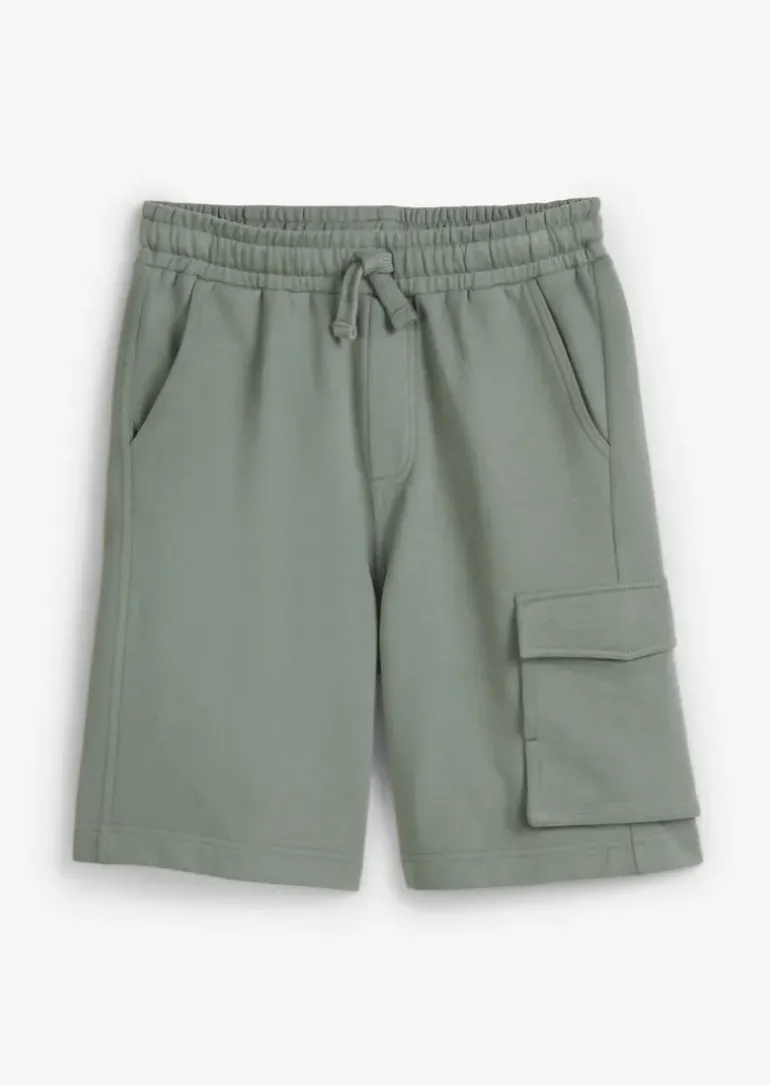 TEENS-BOYS Sweatbermuda aus reiner Bio-Baumwolle