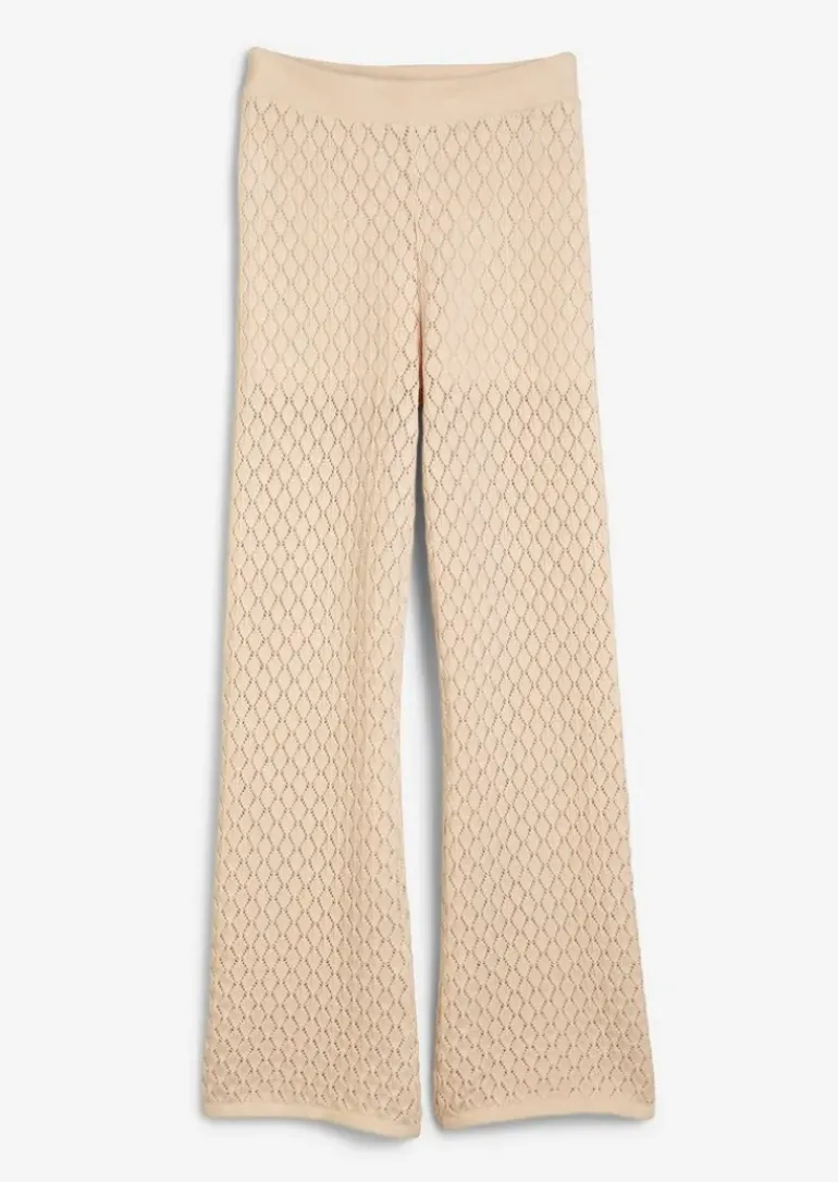TEENS-GIRLS Strickhose in Häkel-Optik