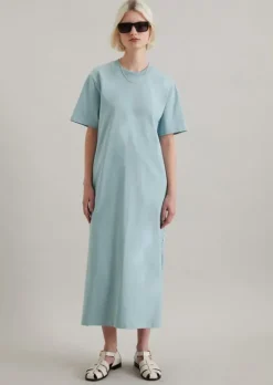T-Shirt-Kleid relaxed aus Heavy Jersey