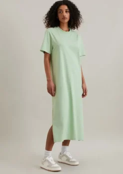 T-Shirt-Kleid relaxed aus Heavy Jersey