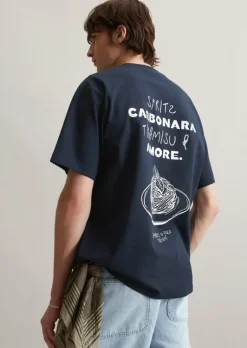 T-Shirt oversized mit Print auf Vorder- und Rückseite