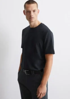 T-Shirt regular aus weichem Bio-Baumwoll-Viskose-Mix