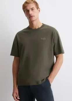 T-Shirt relaxed aus schwerem Bio-Baumwoll-Jersey