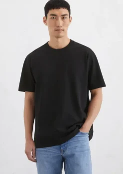 T-Shirt relaxed aus schwerem Bio-Baumwoll-Jersey