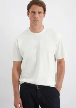 T-Shirt relaxed aus schwerem Bio-Baumwoll-Jersey