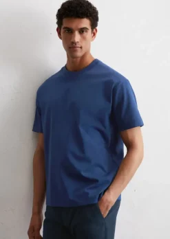 T-Shirt relaxed aus schwerem Bio-Baumwoll-Jersey