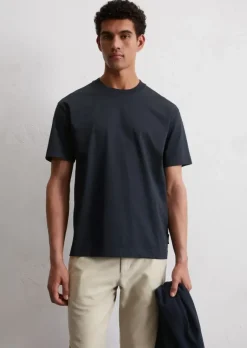 T-Shirt relaxed aus schwerem Bio-Baumwoll-Jersey