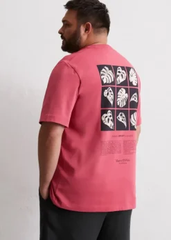 T-Shirt relaxed mit großem Rückenprint
