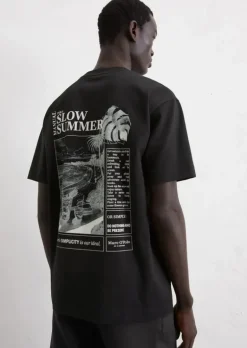 T-Shirt relaxed mit großem Rückenprint