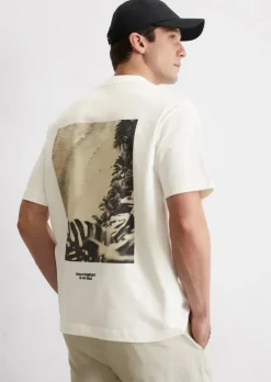 T-Shirt relaxed mit großem Rückenprint