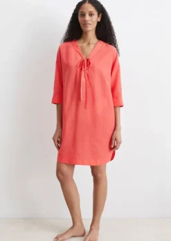 Tunika-Strandkleid aus weichem Recycling-Material