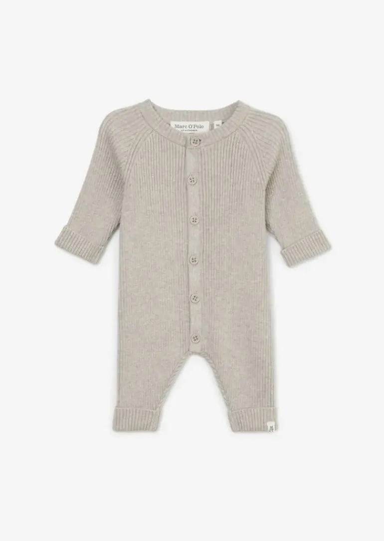 UNISEX-BABYS Strickoverall aus reinem Organic Cotton