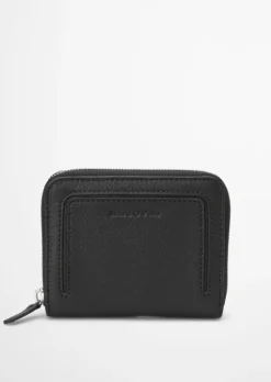 Zipper-Geldbörse medium aus hochwertigem Rindleder