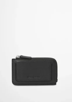 Zipper-Geldbörse small aus fein genarbtem Rindleder