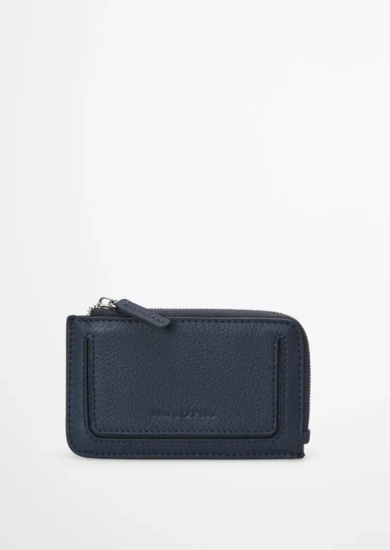 Zipper-Geldbörse small aus fein genarbtem Rindleder